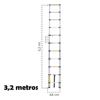 Escalera Telescópica de Extensión 3,2 m - Imagen 7