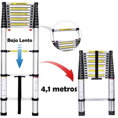 Escalera Telescópica de Extensión 4,1 m - Imagen 5