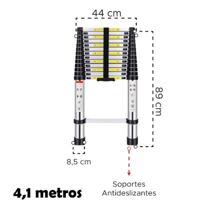 Escalera Telescópica de Extensión 4,1 m - Imagen 7