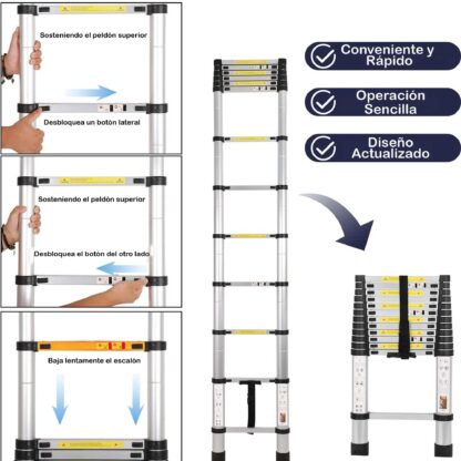 Escalera Telescópica de Extensión 3,2 m - Imagen 12