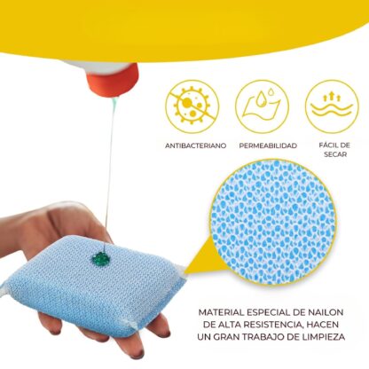 Esponjas de Limpieza Multiusos x4 Unidades - Imagen 3