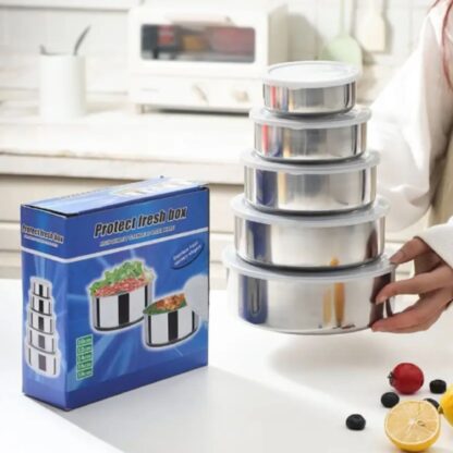 Set de 5 ensaladeras con Tapa - Imagen 2