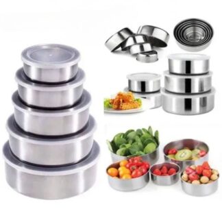 Set de 5 ensaladeras con Tapa