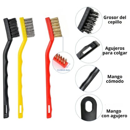 Set de Cepillos duros x 3 Unidades - Imagen 4