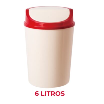 Caneca Redonda Plástica 6 Litros