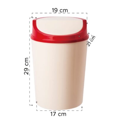 Caneca Redonda Plástica 6 Litros - Imagen 6