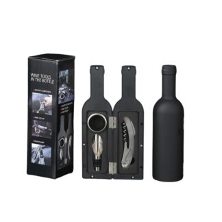 Estuche de Botella con Accesorios para Vino - 3 Herramientas