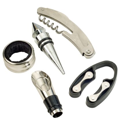 Estuche de Botella con Accesorios para Vino Grande- 5 Herramientas - Imagen 8