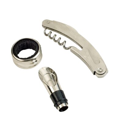 Estuche de Botella con Accesorios para Vino - 3 Herramientas - Imagen 6