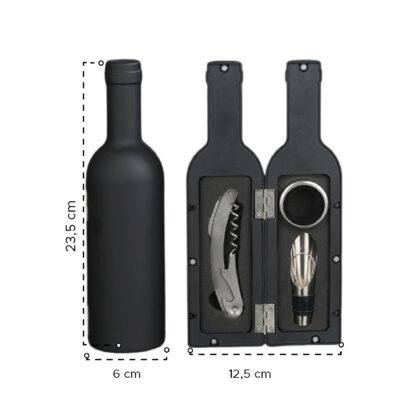 Estuche de Botella con Accesorios para Vino - 3 Herramientas - Imagen 8