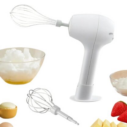 Mini Batidor de huevos Inalámbrico con base y cargador (USB)
