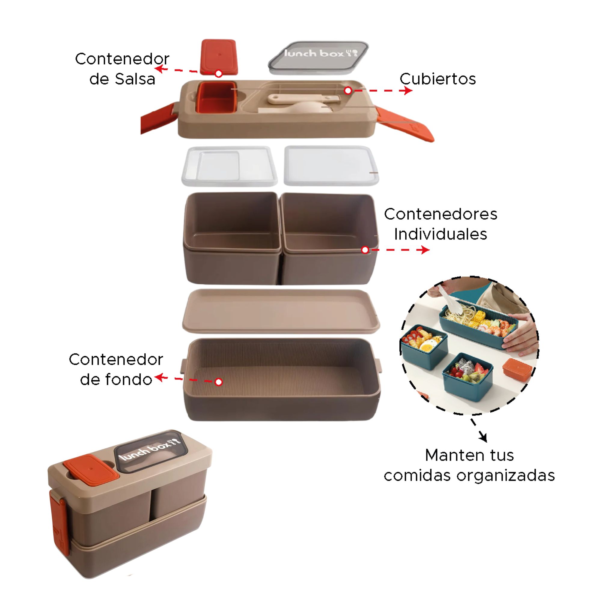 Coca Lunch Box Rectangular - Imagen 6