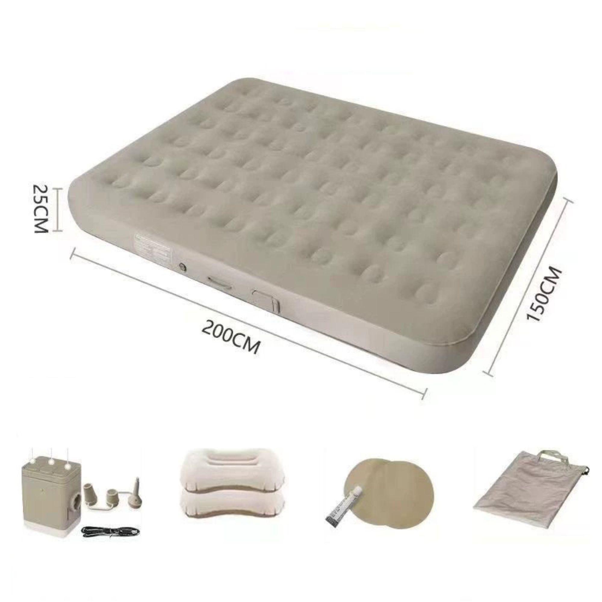 Colchón Inflable Doble y almohadas - Imagen 6