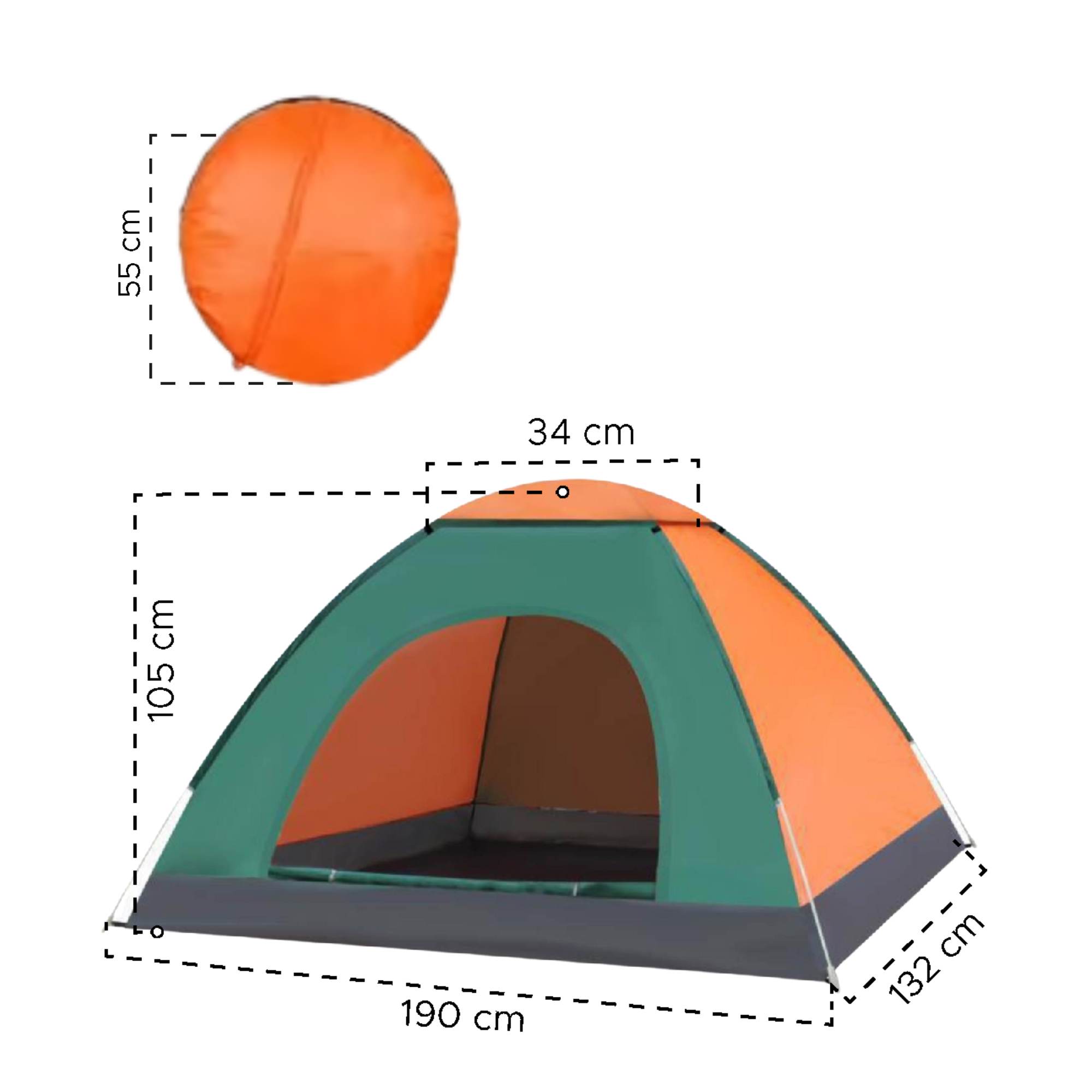 Tienda de Campaña Automática doble entrada - Imagen 8